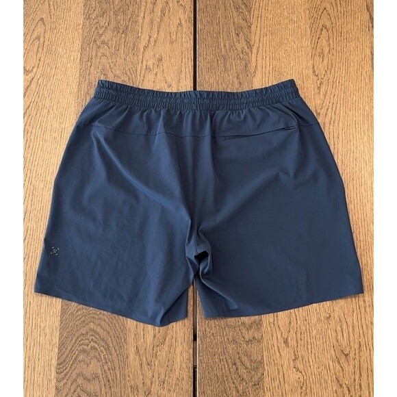 Lululemon Channel Cross Short 7" Swim Trunks Men’s Sz XL True Navy Drawstring - Picture 2 of 11